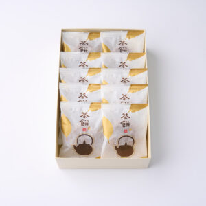 茶餅10個化粧箱入り